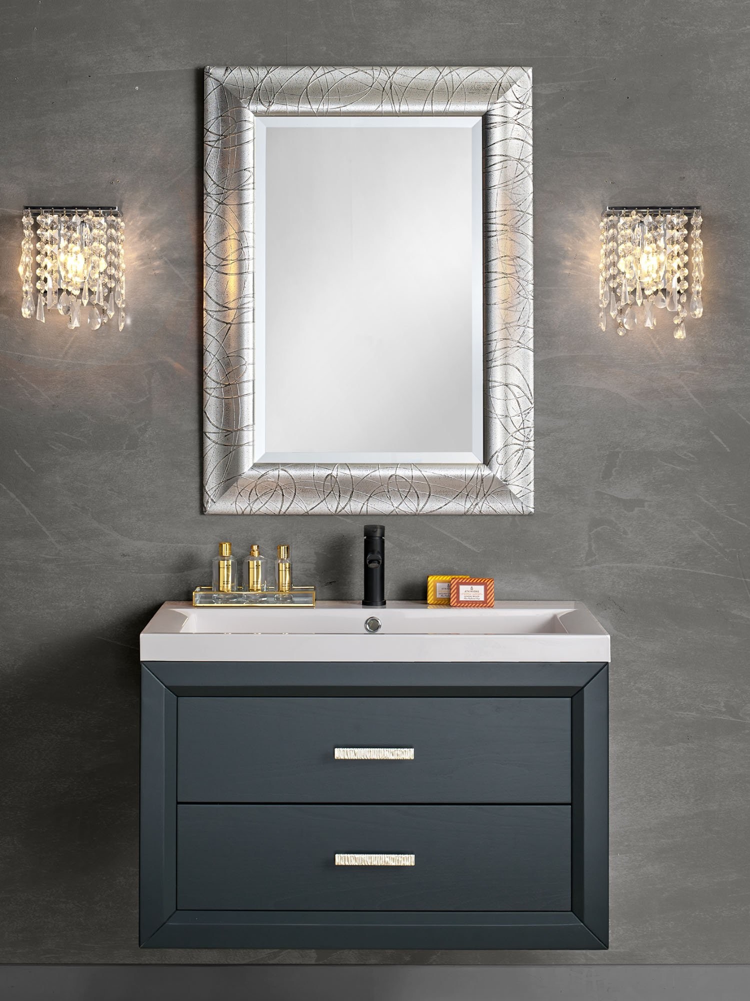 Mobile bagno sospeso moderno